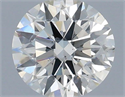 Natural Diamond 0.43 Carats, Round with Excellent Cut, I Color, SI1 Clarity and Certified by IGI