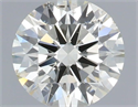 Natural Diamond 0.51 Carats, Round with Excellent Cut, J Color, SI2 Clarity and Certified by IGI