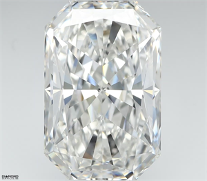 Picture of Natural Diamond 5.02 Carats, Radiant with  Cut, E Color, IF Clarity and Certified by IGI