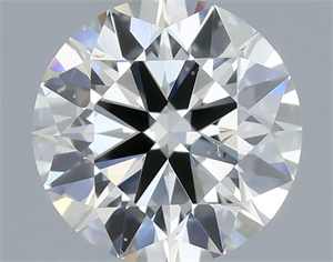 Picture of Natural Diamond 0.40 Carats, Round with Excellent Cut, H Color, SI1 Clarity and Certified by IGI
