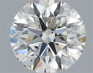 Picture of Natural Diamond 0.41 Carats, Round with Excellent Cut, H Color, SI1 Clarity and Certified by IGI