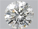 Natural Diamond 3.01 Carats, Round with Excellent Cut, J Color, VS2 Clarity and Certified by GIA