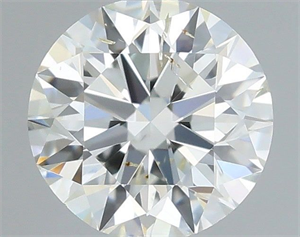 Picture of Natural Diamond 0.40 Carats, Round with Excellent Cut, H Color, SI1 Clarity and Certified by IGI