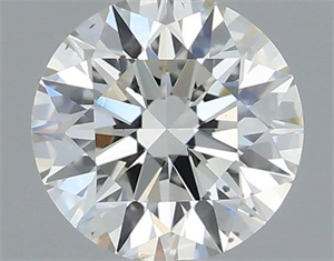 Picture of Natural Diamond 0.40 Carats, Round with Excellent Cut, H Color, SI1 Clarity and Certified by IGI