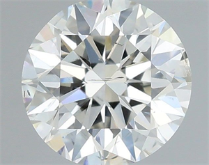 Picture of Natural Diamond 0.40 Carats, Round with Excellent Cut, H Color, SI1 Clarity and Certified by IGI