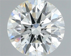 Picture of Natural Diamond 0.40 Carats, Round with Excellent Cut, H Color, SI1 Clarity and Certified by IGI