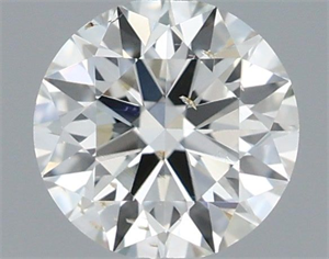 Picture of Natural Diamond 0.40 Carats, Round with Excellent Cut, H Color, SI1 Clarity and Certified by IGI