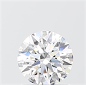 Lab Grown Diamond 1.06 Carats, Round with Ideal Cut, D Color, VVS2 Clarity and Certified by IGI
