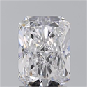 Natural Diamond 2.01 Carats, Radiant with  Cut, D Color, VS2 Clarity and Certified by GIA