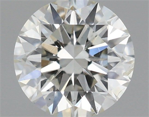 Picture of Natural Diamond 0.46 Carats, Round with Excellent Cut, H Color, SI2 Clarity and Certified by IGI