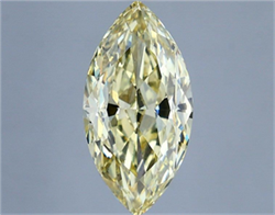 Picture of Lab Grown Diamond 5.59 Carats, Marquise with  Cut, Fancy Yellow Color, VS1 Clarity and Certified by IGI
