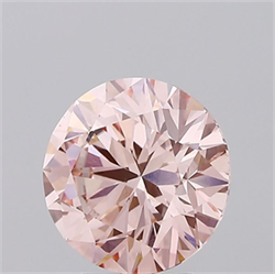 Picture of Lab Grown Diamond 3.48 Carats, Round with Ideal Cut, Fancy Intense Pink Color, VS1 Clarity and Certified by IGI