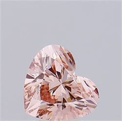 Picture of Lab Grown Diamond 2.42 Carats, Heart with  Cut, Fancy Intense Pink Color, VS2 Clarity and Certified by IGI