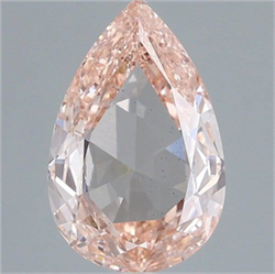 Picture of Lab Grown Diamond 1.58 Carats, Pear with  Cut, Fancy Intense Pink Color, VS1 Clarity and Certified by IGI