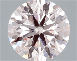 Picture of Lab Grown Diamond 2.00 Carats, Round with Ideal Cut, Fancy Pink Color, VS1 Clarity and Certified by IGI