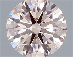 Picture of Lab Grown Diamond 2.04 Carats, Round with Ideal Cut, Fancy Pink Color, VVS2 Clarity and Certified by IGI