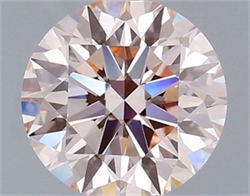 Picture of Lab Grown Diamond 1.43 Carats, Round with Ideal Cut, Fancy Intense Pink Color, VVS2 Clarity and Certified by IGI