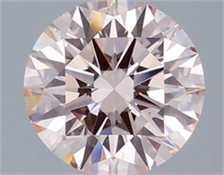 Picture of Lab Grown Diamond 2.02 Carats, Round with Ideal Cut, Fancy Intense Pink Color, VS2 Clarity and Certified by IGI