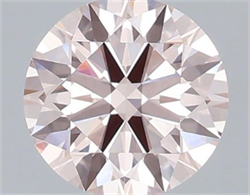Picture of Lab Grown Diamond 1.20 Carats, Round with Ideal Cut, Fancy Intense Pink Color, VVS2 Clarity and Certified by IGI