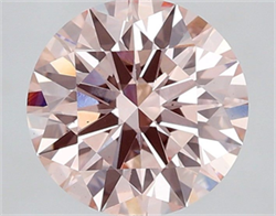 Picture of Lab Grown Diamond 2.03 Carats, Round with Ideal Cut, Fancy Intense Pink Color, VS1 Clarity and Certified by IGI
