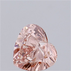 Picture of Lab Grown Diamond 2.97 Carats, Heart with  Cut, Fancy Intense Pink Color, VS1 Clarity and Certified by IGI