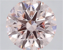 Picture of Lab Grown Diamond 2.12 Carats, Round with Ideal Cut, Fancy Intense Pink Color, VVS2 Clarity and Certified by IGI