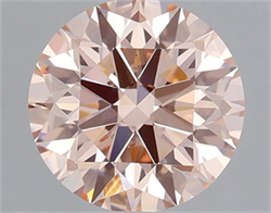 Picture of Lab Grown Diamond 2.04 Carats, Round with Ideal Cut, Fancy Intense Pink Color, VS1 Clarity and Certified by IGI
