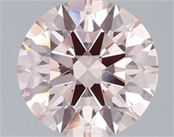 Picture of Lab Grown Diamond 2.00 Carats, Round with Ideal Cut, Fancy Pink Color, VS1 Clarity and Certified by IGI