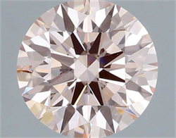 Picture of Lab Grown Diamond 2.04 Carats, Round with Ideal Cut, Fancy Pink Color, VS1 Clarity and Certified by IGI