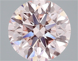 Picture of Lab Grown Diamond 2.03 Carats, Round with Ideal Cut, Fancy Intense Pink Color, VS2 Clarity and Certified by IGI