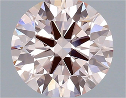 Picture of Lab Grown Diamond 2.04 Carats, Round with Ideal Cut, Fancy Pink Color, VS1 Clarity and Certified by IGI