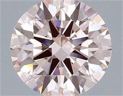 Picture of Lab Grown Diamond 2.02 Carats, Round with Ideal Cut, Fancy Intense Pink Color, VS1 Clarity and Certified by IGI