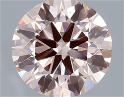 Picture of Lab Grown Diamond 2.01 Carats, Round with Ideal Cut, Fancy Intense Pink Color, VS1 Clarity and Certified by IGI