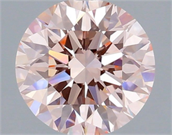 Picture of Lab Grown Diamond 2.00 Carats, Round with Excellent Cut, Fancy Intense Pink Color, VVS2 Clarity and Certified by IGI