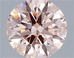 Picture of Lab Grown Diamond 2.02 Carats, Round with Ideal Cut, Fancy Intense Pink Color, VVS2 Clarity and Certified by IGI