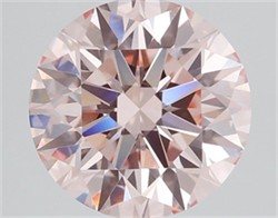 Picture of Lab Grown Diamond 2.02 Carats, Round with Ideal Cut, Fancy Pink Color, VVS2 Clarity and Certified by IGI