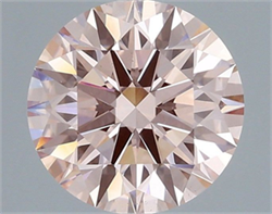 Picture of Lab Grown Diamond 2.01 Carats, Round with Ideal Cut, Fancy Intense Pink Color, VS1 Clarity and Certified by IGI