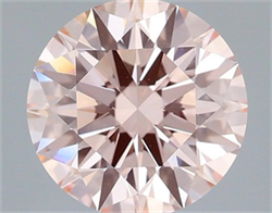 Picture of Lab Grown Diamond 2.05 Carats, Round with Ideal Cut, Fancy Intense Pink Color, VS1 Clarity and Certified by IGI