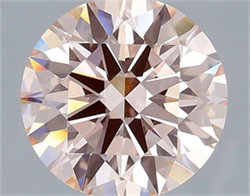 Picture of Lab Grown Diamond 2.01 Carats, Round with Ideal Cut, Fancy Intense Pink Color, VS1 Clarity and Certified by IGI