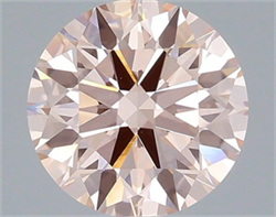 Picture of Lab Grown Diamond 2.20 Carats, Round with Ideal Cut, Fancy Intense Pink Color, VVS2 Clarity and Certified by IGI