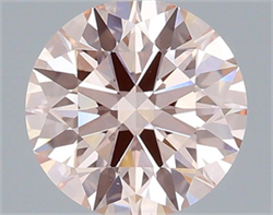 Picture of Lab Grown Diamond 2.04 Carats, Round with Ideal Cut, Fancy Pink Color, VS1 Clarity and Certified by IGI