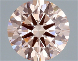 Picture of Lab Grown Diamond 2.11 Carats, Round with Ideal Cut, Fancy Intense Pink Color, VVS2 Clarity and Certified by IGI