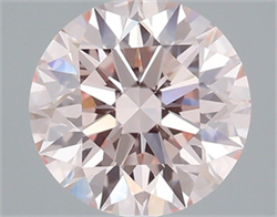 Picture of Lab Grown Diamond 2.01 Carats, Round with Ideal Cut, Fancy Pink Color, VVS2 Clarity and Certified by IGI