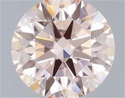 Picture of Lab Grown Diamond 1.81 Carats, Round with Ideal Cut, Fancy Pink Color, VS1 Clarity and Certified by IGI