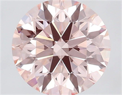 Picture of Lab Grown Diamond 2.05 Carats, Round with Ideal Cut, Fancy Vivid Pink Color, VS1 Clarity and Certified by IGI