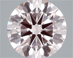 Picture of Lab Grown Diamond 2.00 Carats, Round with Ideal Cut, Fancy Pink Color, VS1 Clarity and Certified by IGI