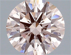 Picture of Lab Grown Diamond 2.02 Carats, Round with Ideal Cut, Fancy Intense Pink Color, VVS2 Clarity and Certified by IGI