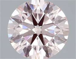 Picture of Lab Grown Diamond 2.00 Carats, Round with Ideal Cut, Fancy Pink Color, VS1 Clarity and Certified by IGI