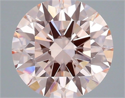Picture of Lab Grown Diamond 2.01 Carats, Round with Ideal Cut, Fancy Intense Pink Color, VVS2 Clarity and Certified by IGI