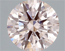Picture of Lab Grown Diamond 1.81 Carats, Round with Ideal Cut, Fancy Pink Color, VVS2 Clarity and Certified by IGI